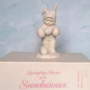 Easter Dept56 Snowbunnies "Oops! I Dropped One!" Figurine